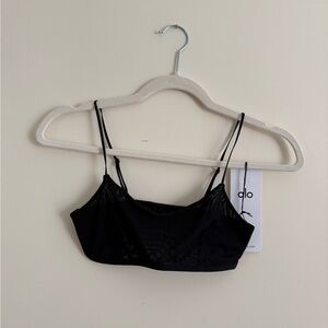 ALO Yoga Sleek Black Bandeau